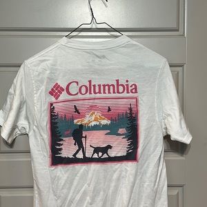 White Columbia shirt
